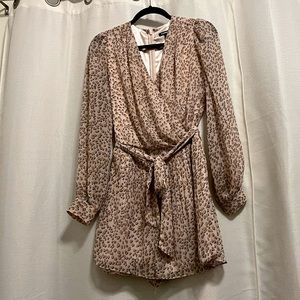 Express Animal Print Romper
